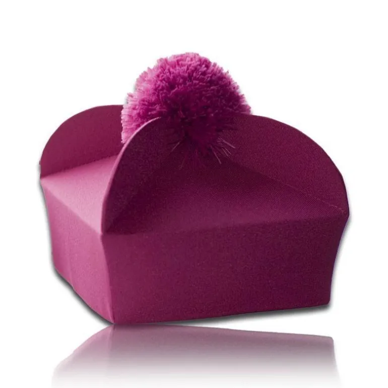 Articles Religieux JP Barrette - pourpre avec pompon 4 cornes -^ Barrettes