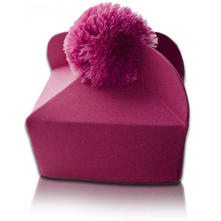 Articles Religieux JP Barrette - pourpre avec pompon 3 cornes -^ Barrettes