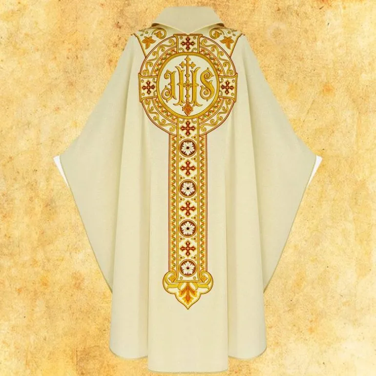 Articles Religieux JP chasuble avec motif Agneau Dieu^ Pâques | Pâques