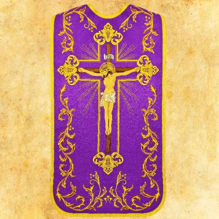 Articles Religieux JP chasuble liturgique romaine^ Chasubles Romaine