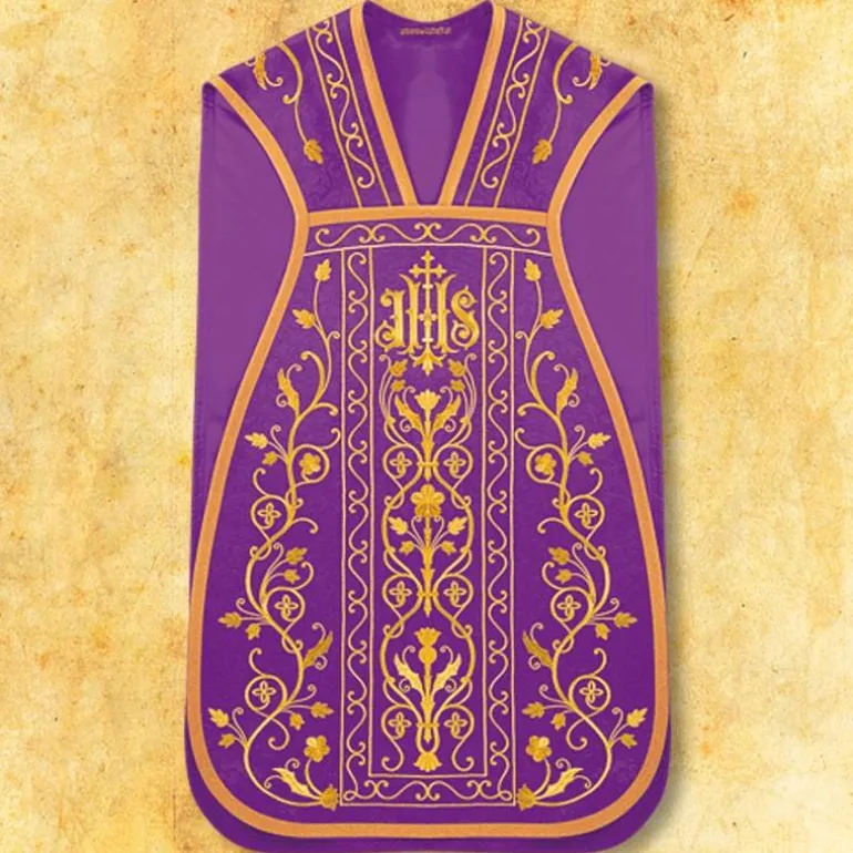 Articles Religieux JP Chasuble liturgique romaine^ Chasubles Romaine