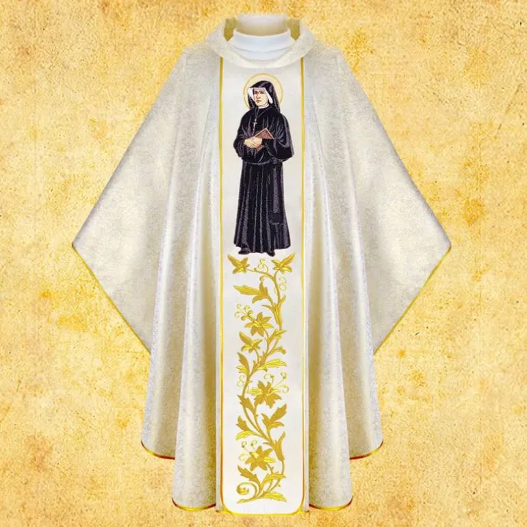 Articles Religieux JP Chasuble liturgique Sainte Faustine^ Visages De Saints