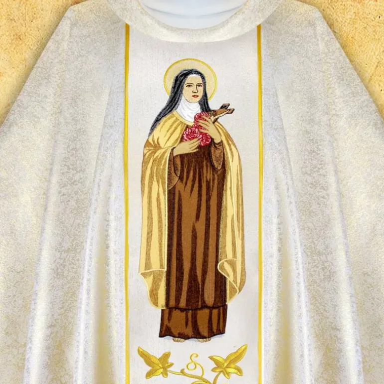 Articles Religieux JP chasuble liturgique sainte therese^ Visages De Saints