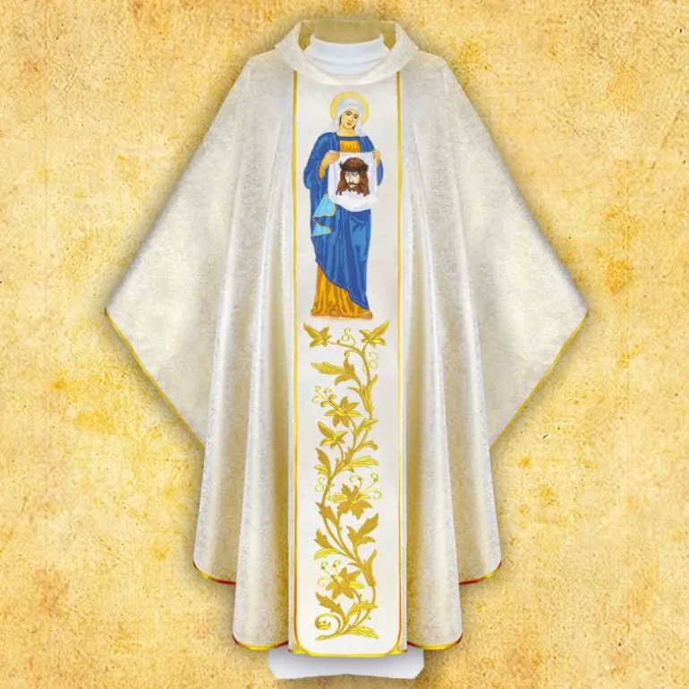 Articles Religieux JP Chasuble liturgique sainte Veronique^ Visages De Saints