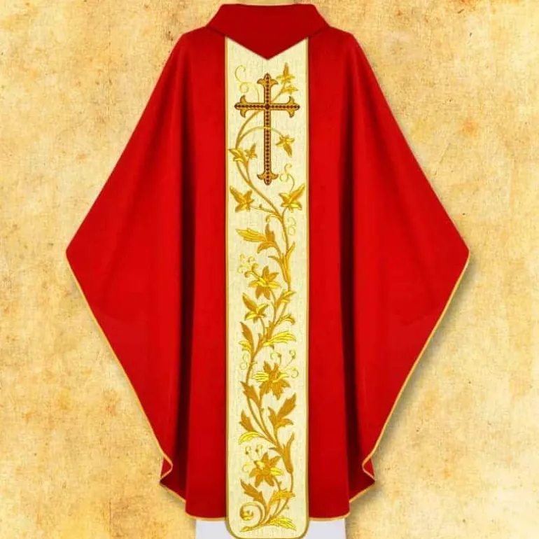 Articles Religieux JP Chasuble liturgique visage Saint Matthieu Evangeliste^ Visages De Saints
