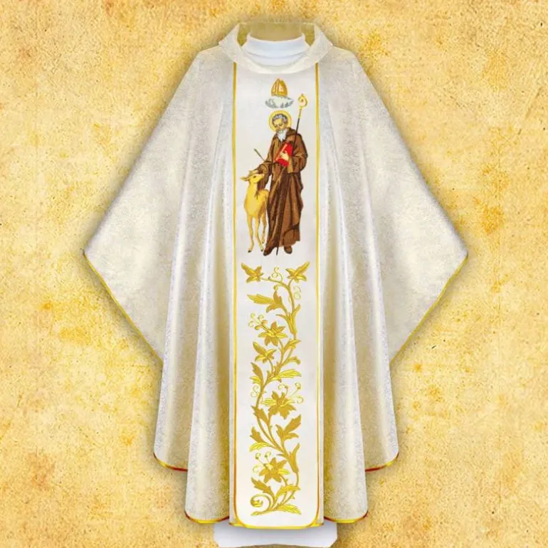 Articles Religieux JP chasuble pour messe Saint Gilles^ Visages De Saints