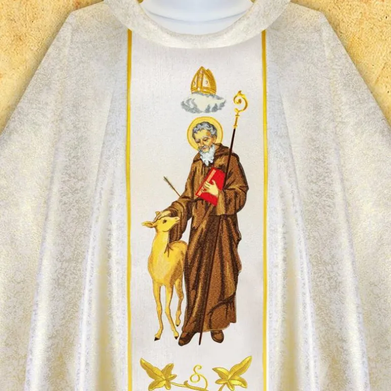 Articles Religieux JP chasuble pour messe Saint Gilles^ Visages De Saints