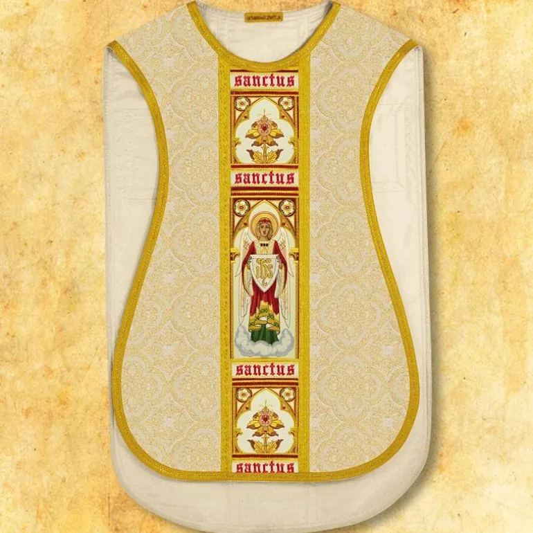 Articles Religieux JP Chasuble romaine liturgique sanctus^ Chasubles Romaine