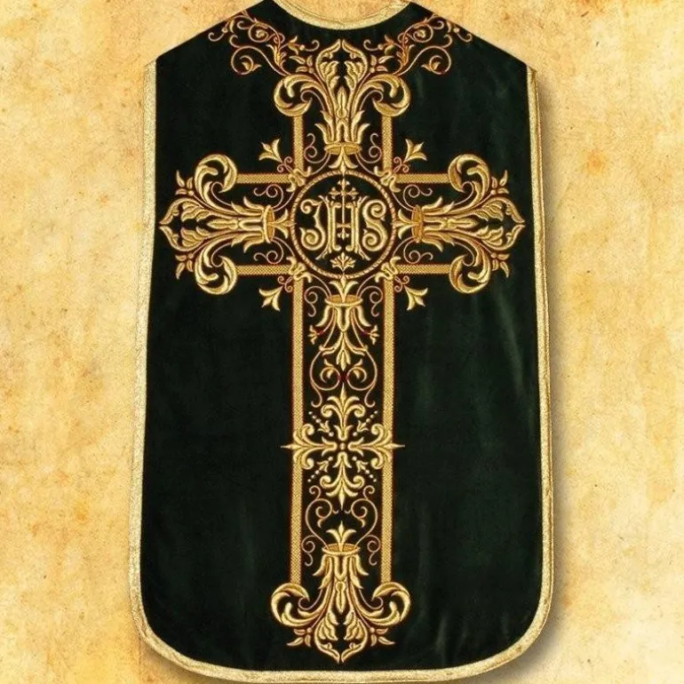 Articles Religieux JP Chasuble romaine pour messe trident^ Chasubles Romaine