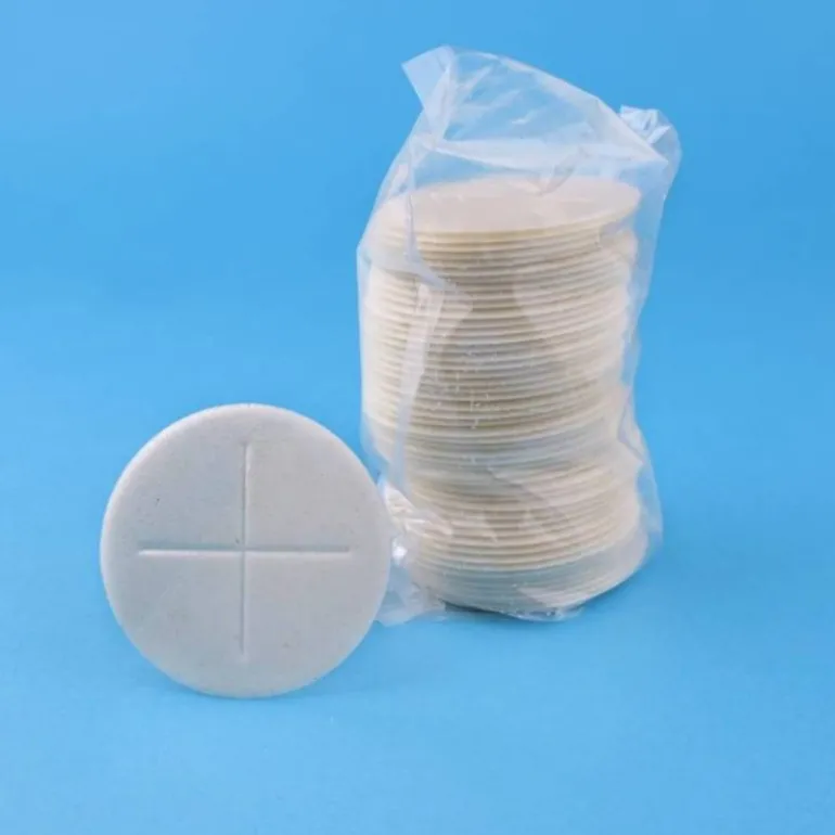 Articles Religieux JP Hostie - Pain pour célébrant 6.8 cm - blanche (100 pcs) -^ Consommables