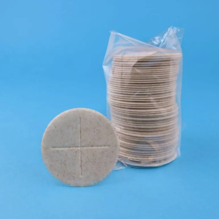 Articles Religieux JP Hostie - Pain pour célébrant 7 cm - dorées (100 pcs) -^ Consommables