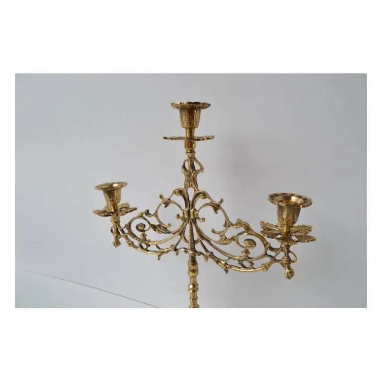 Articles Religieux JP Le chandelier 3 flammes -^ Chandelier / Candelabre