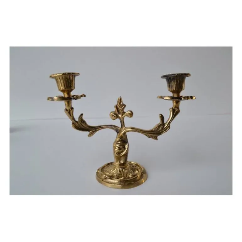 Articles Religieux JP Le chandelier 2 flammes -^ Chandelier / Candelabre