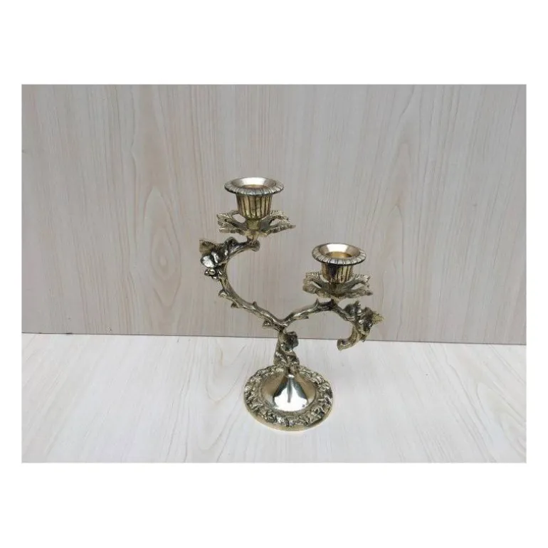 Articles Religieux JP Le chandelier 2 flammes -^ Chandelier / Candelabre