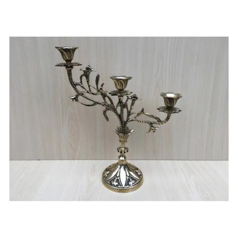 Articles Religieux JP Le chandelier III flammes -^ Chandelier / Candelabre