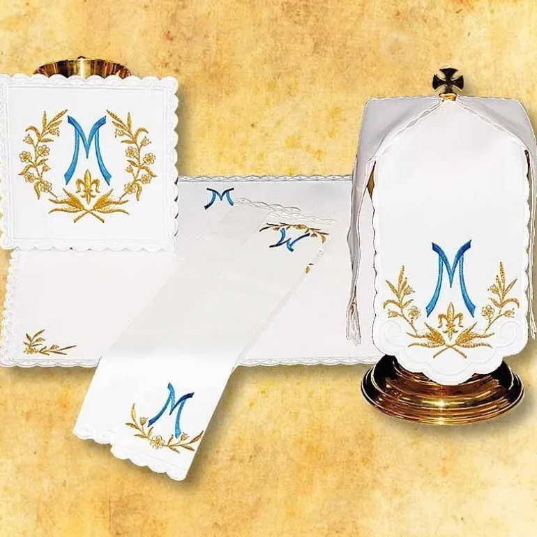 Articles Religieux JP linge d'autel complet liturgique^ Ligne D'Autel - Complet