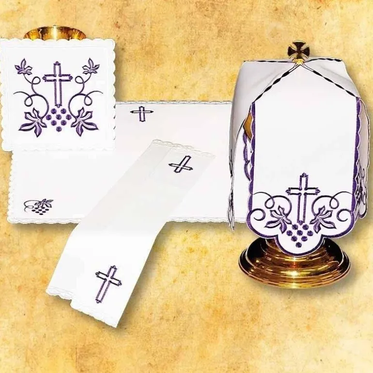 Articles Religieux JP linge d'autel complet liturgique^ Ligne D'Autel - Complet