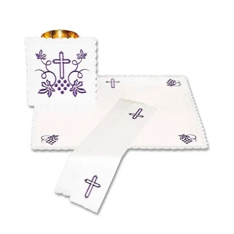 Articles Religieux JP linge d'autel complet liturgique^ Ligne D'Autel - Complet
