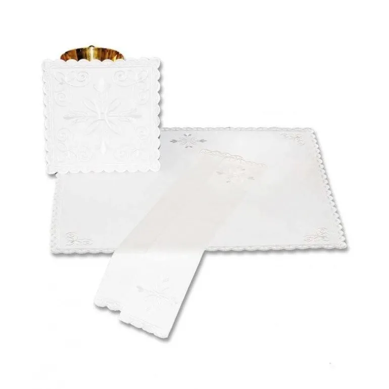 Articles Religieux JP linge d'autel complet liturgique pour messe^ Ligne D'Autel - Complet