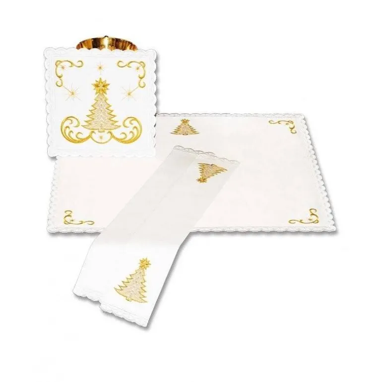 Articles Religieux JP linge d'autel crèche Noël^ Ligne D'Autel - Complet | Noël