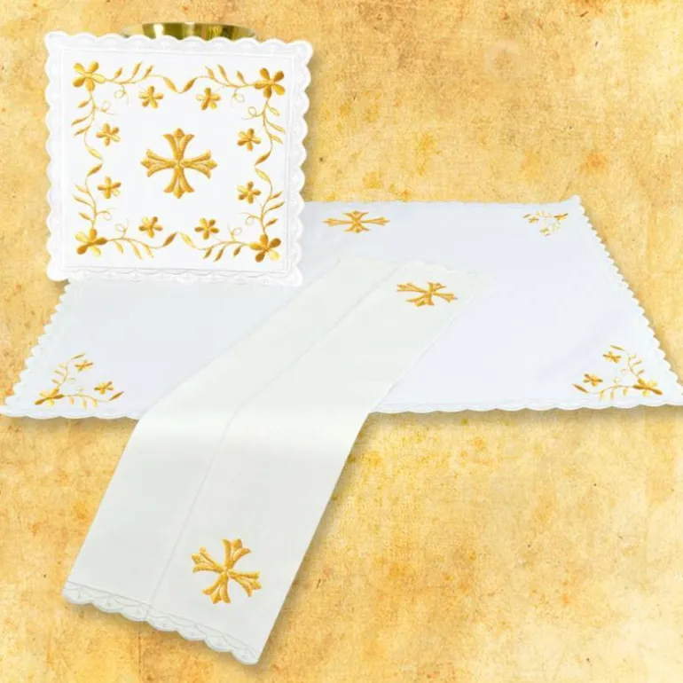 Articles Religieux JP Linge d'autel pour messe complet^ Ligne D'Autel - Complet