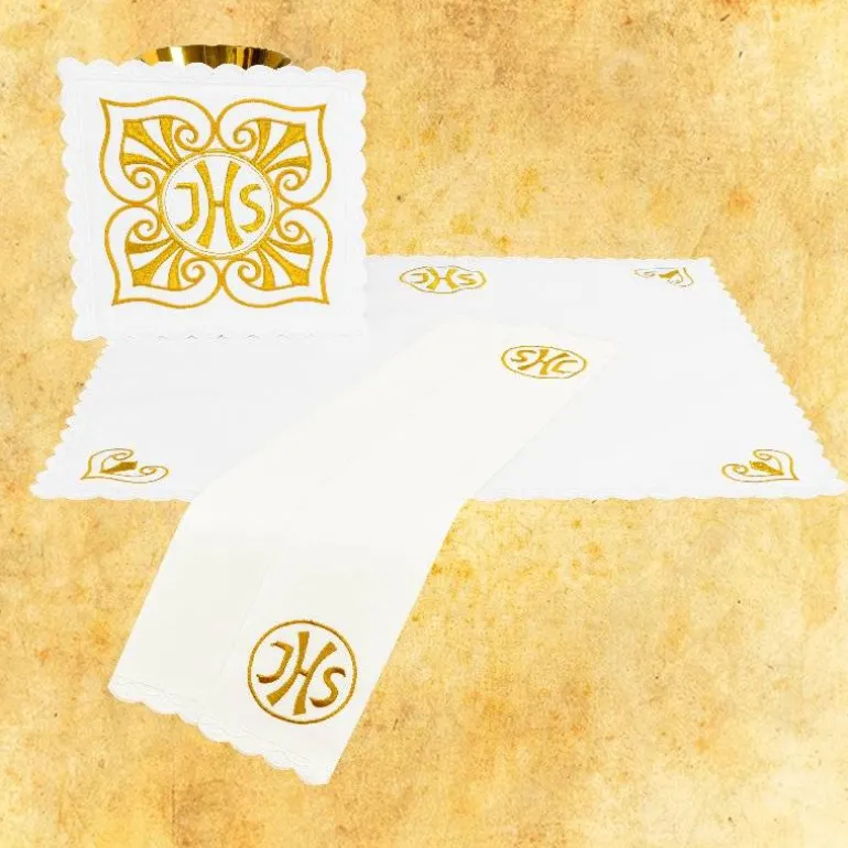 Articles Religieux JP Linge d'autel Santa Messa - complet -^ Ligne D'Autel - Complet