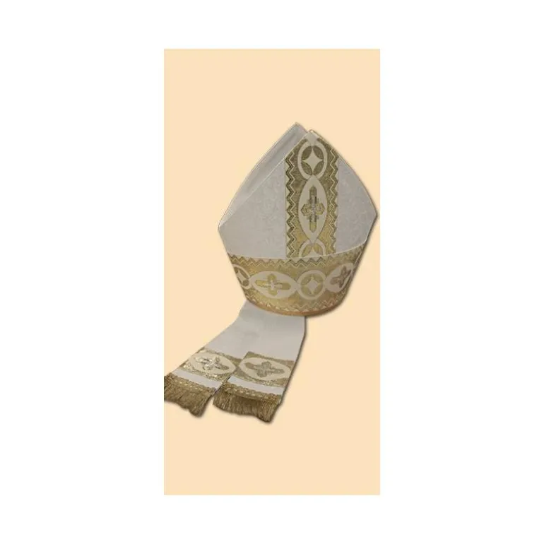 Articles Religieux JP Mitre La Croix dorée -^ Mitres