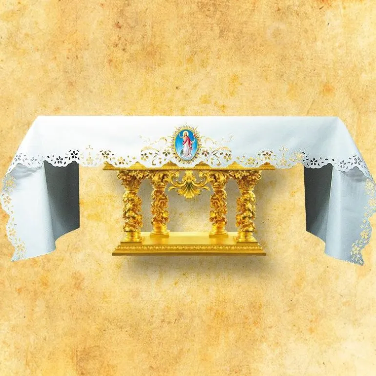 Articles Religieux JP Nappe d'autel - Pâques 7 -^ Nappe Pâques | Broderie Devant