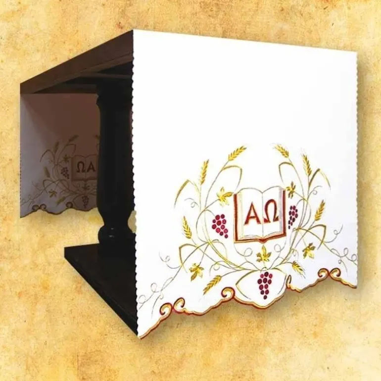 Articles Religieux JP nappe d'autel brodée^ Nappe Pâques | Broderie De 2 Cotes