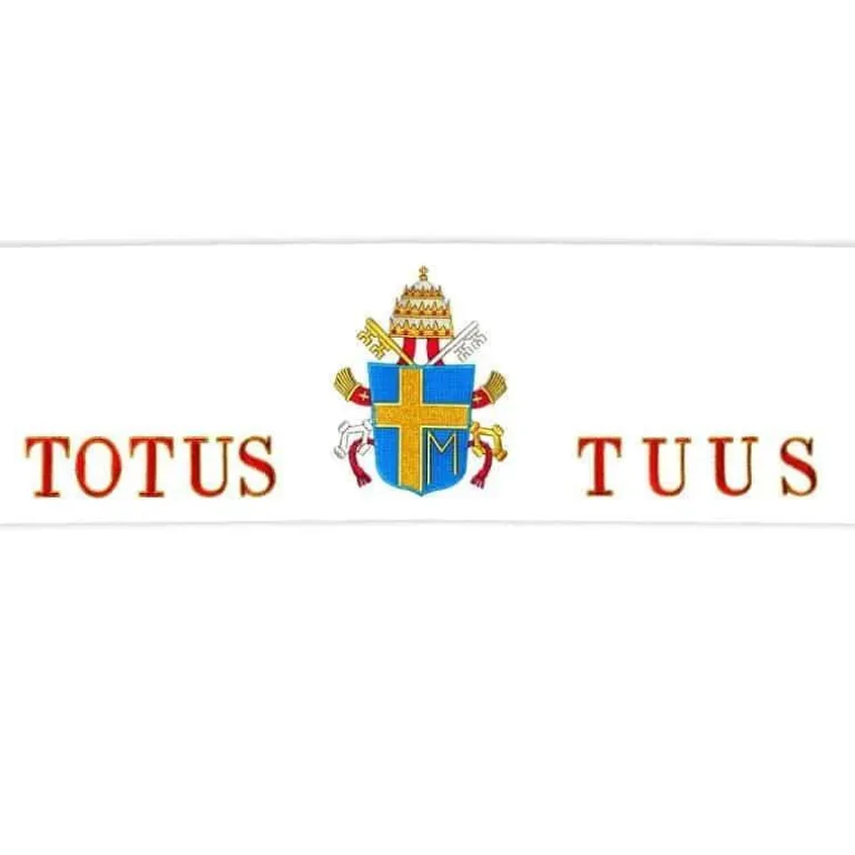 Articles Religieux JP Nappe d'autel pour église^ Broderie Devant