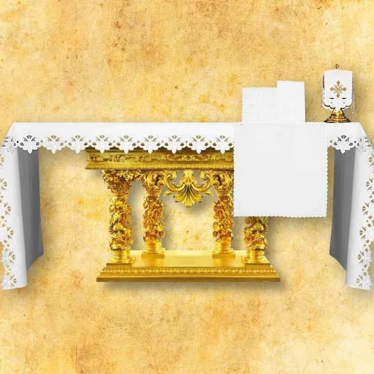 Articles Religieux JP nappe d'autel pour messe^ Vendu Par Metre
