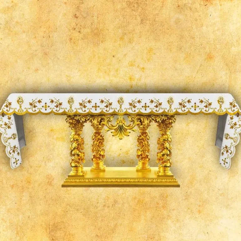 Articles Religieux JP Nappe pour autel à église^ Vendu Par Metre
