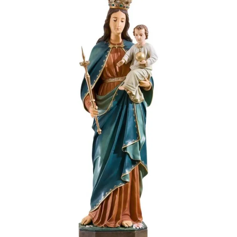 Articles Religieux JP statue Marie reine du Monde^ Sainte Marie